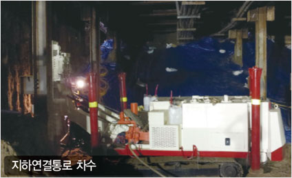 지하연결통로 차수